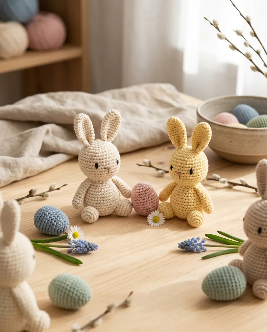 Móc len mùa Little Easter