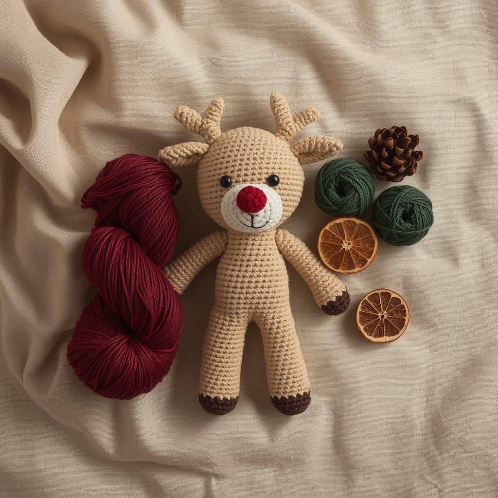 Móc len mùa Warm Christmas