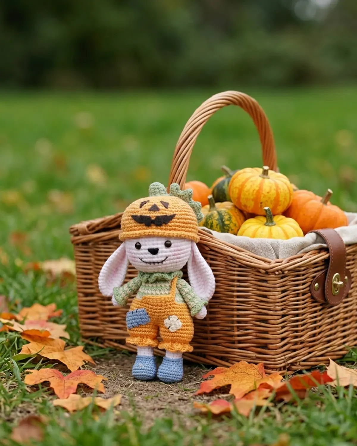 poppy the pumpkin bunny outdoor - Hình 4