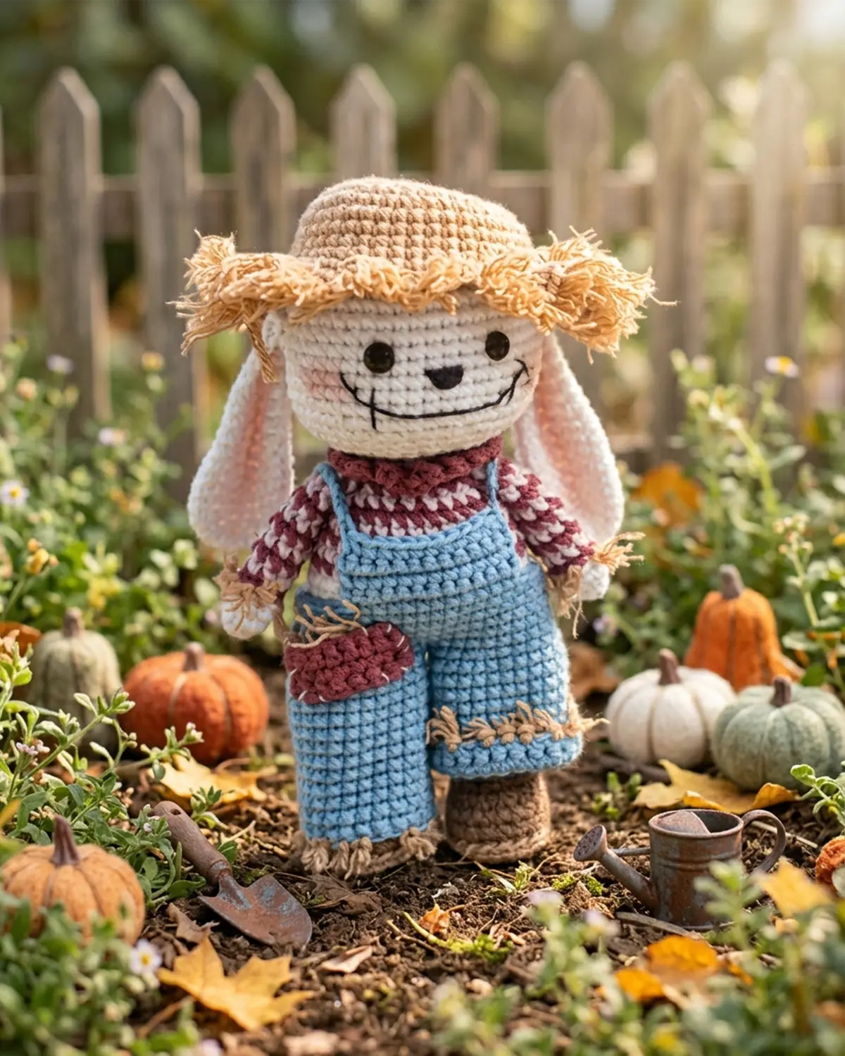 Maisie The Harvest Bunny trong khu vườn mùa thu - Hình 2