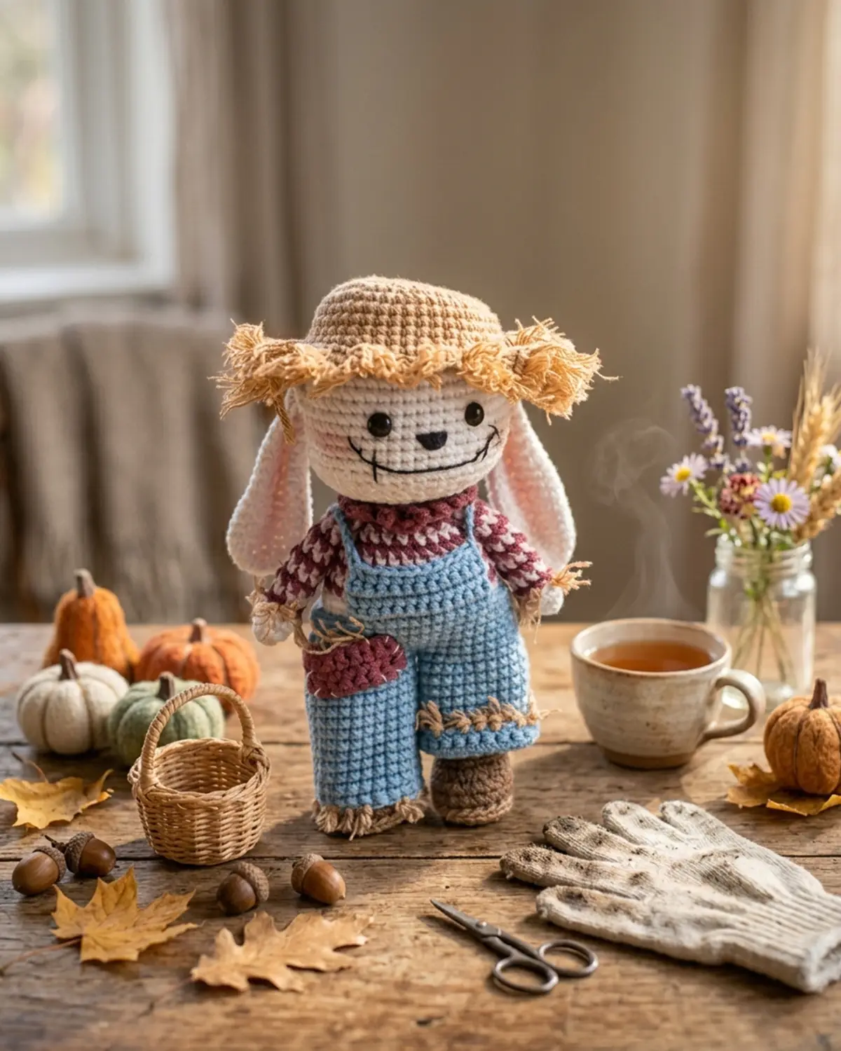 Maisie The Harvest Bunny trong khung cảnh Halloween mùa thu - Hình 6