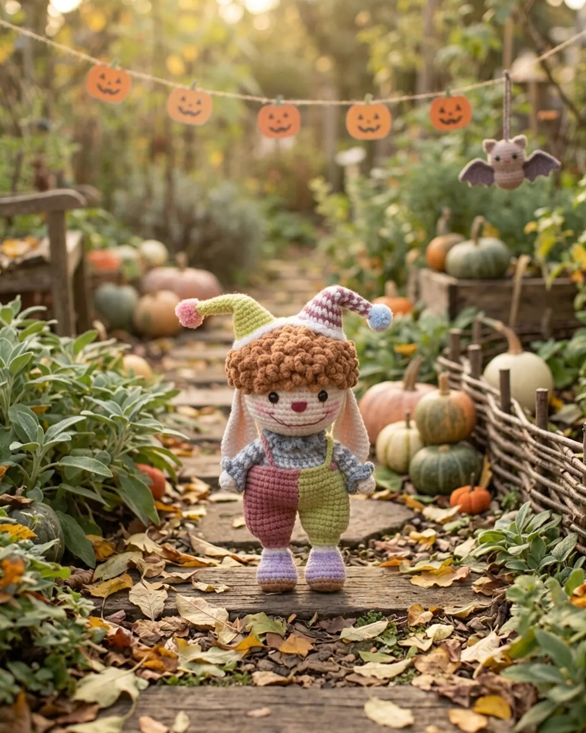Pip The Jolly Halloween Bunny đi dạo trong khu vườn mùa thu - Hình 4