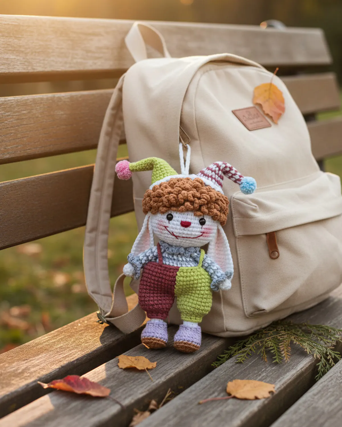 Pip The Jolly Halloween Bunny cao khoảng 13cm đeo trên balo - Hình 5